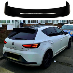 Seat Leon MK3 5F Cupra Style Gloss Black Spoiler (2012-2020)