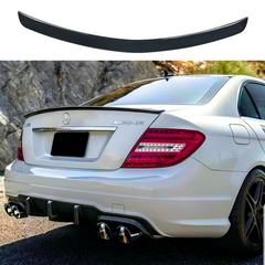 Mercedes C-Class W204 Gloss Black AMG Style Spoiler (2008-2014)