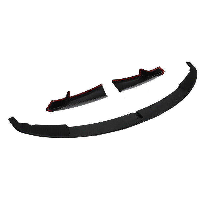 BMW 3 Series F30 F31 Front Splitter - Gloss Black