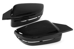 BMW 3 4 5 7 8 Series G20 G22 G30 G11 G15 Gloss Black M Style Mirror Caps