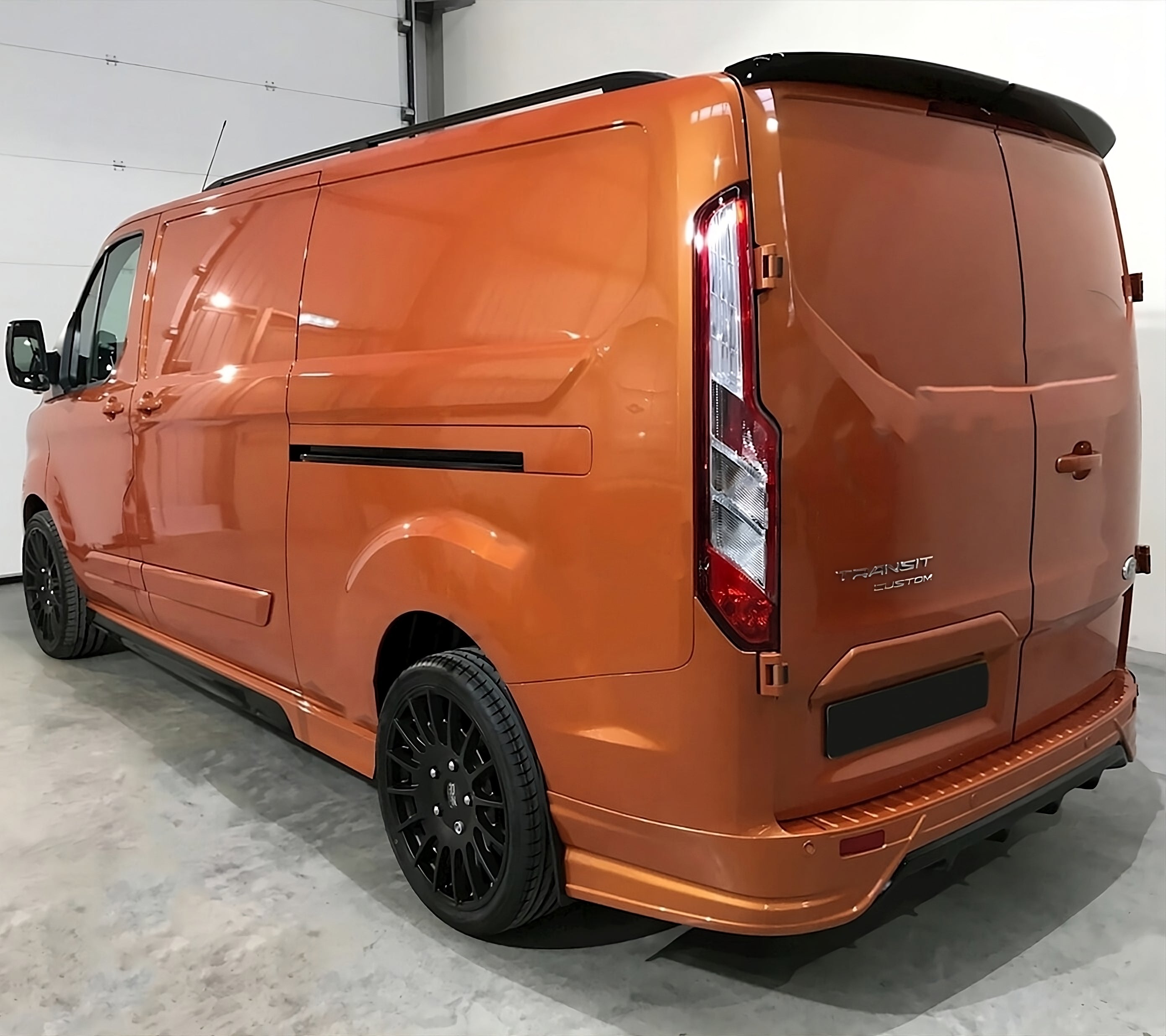 Ford Transit Custom Gloss Black Barn Door Spoiler (2012-2023)