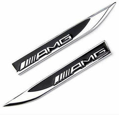 Mercedes-Benz Pair of AMG Aluminium Side Wing Badges