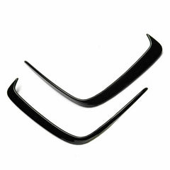 Mercedes A-Class W176 Gloss Black Rear Bumper Canards (2013-2018)