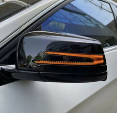 Mercedes-Benz A-Class W176 Gloss Black Wing Mirror Covers Caps (2013-2018)