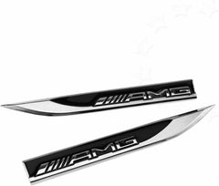 Mercedes-Benz Pair of AMG Aluminium Side Wing Badges