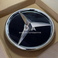 Mercedes-Benz Chrome Front Radiator Grille Badge Emblem (Mirror Style)