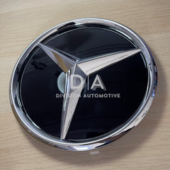 Mercedes-Benz Chrome Front Radiator Grille Badge Emblem (Mirror Style)